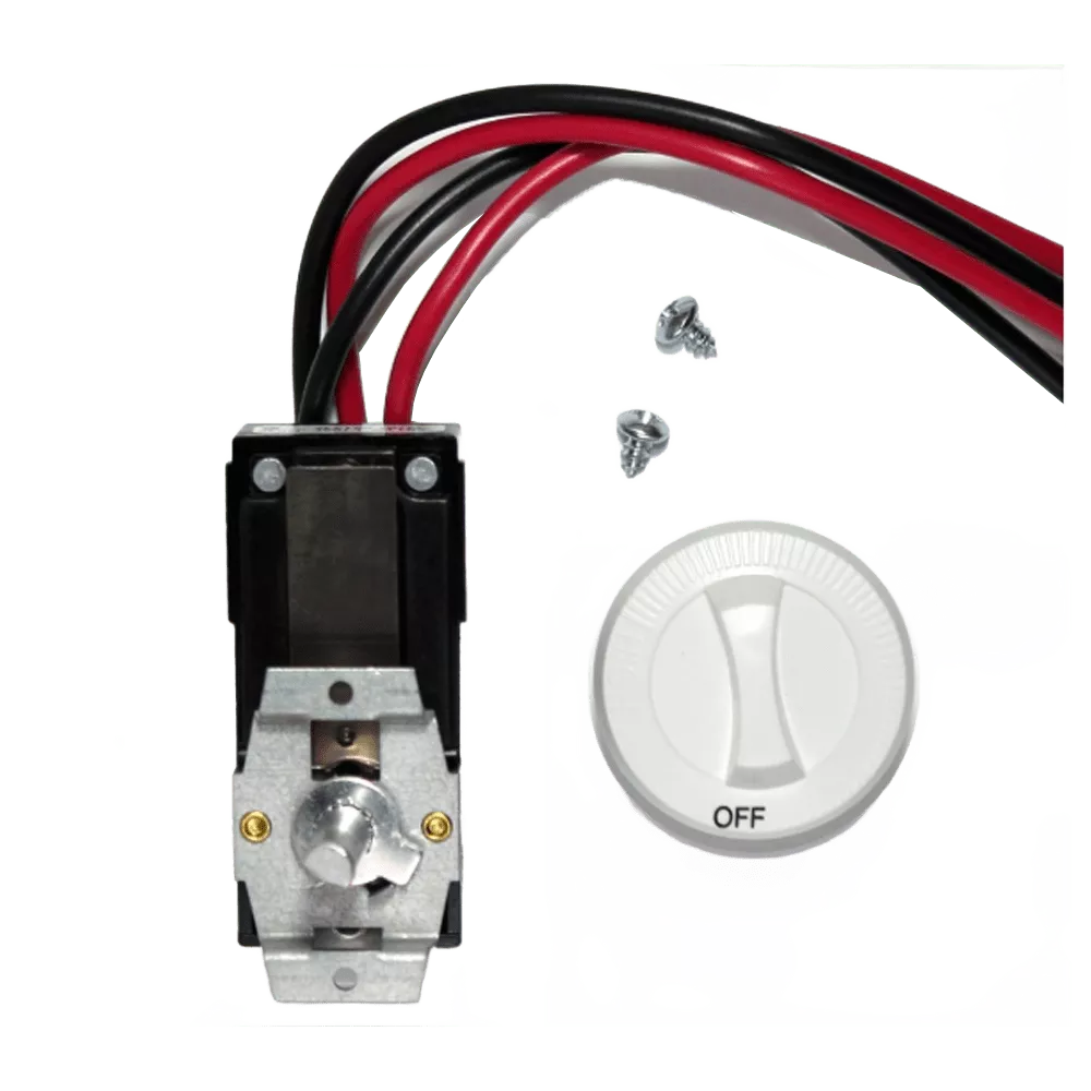Cadet CTT2W Com-Pak Double Pole Built-in Thermostat Kit, 22 amp, White