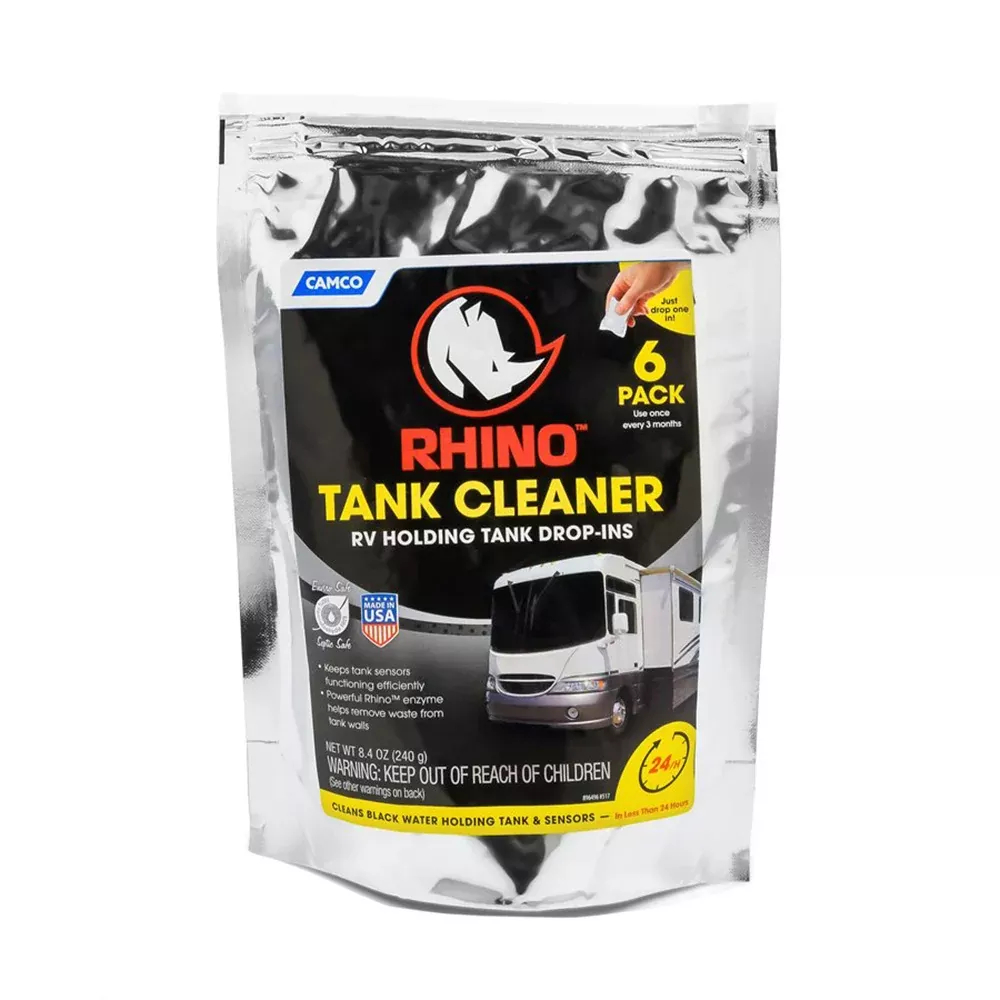 Camco Rhino Holding Tank Cleaner DropINs 6Pack 41560