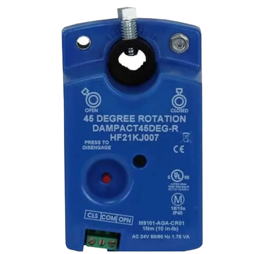 Carrier DAMPACT45DEGR 45° Round Damper Actuator for Precision Airflow Control