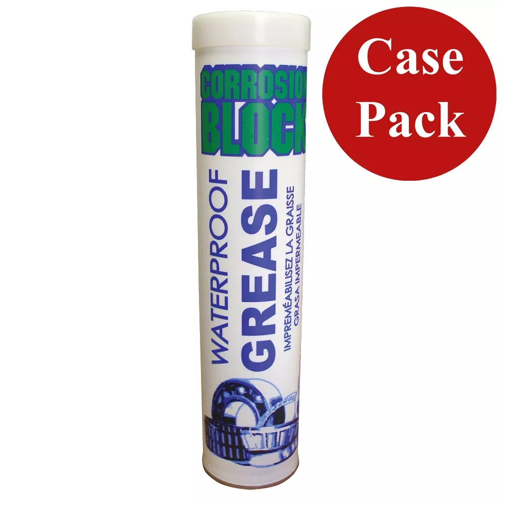 Corrosion Block High Performance Waterproof Grease 14oz Cartridge NonHazmat NonFlammable NonToxic Case of 10 25014CASE