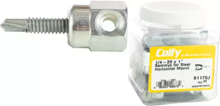 Cully 61179J 1/4-14 x 2" Sammys for Steel, Horizontal Mounting, 3/8" Rod, Model #SWD 20