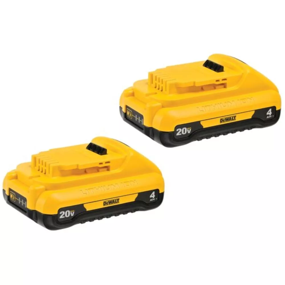 DeWALT DCB240-2 20v MAX 4Ah Lithium Power Tool Battery, 2 Pack