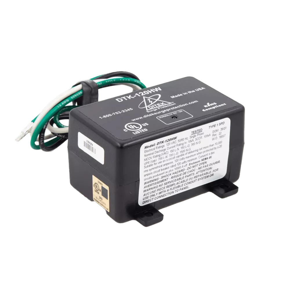 Ditek DTK-120HW 120VAC Surge Protector