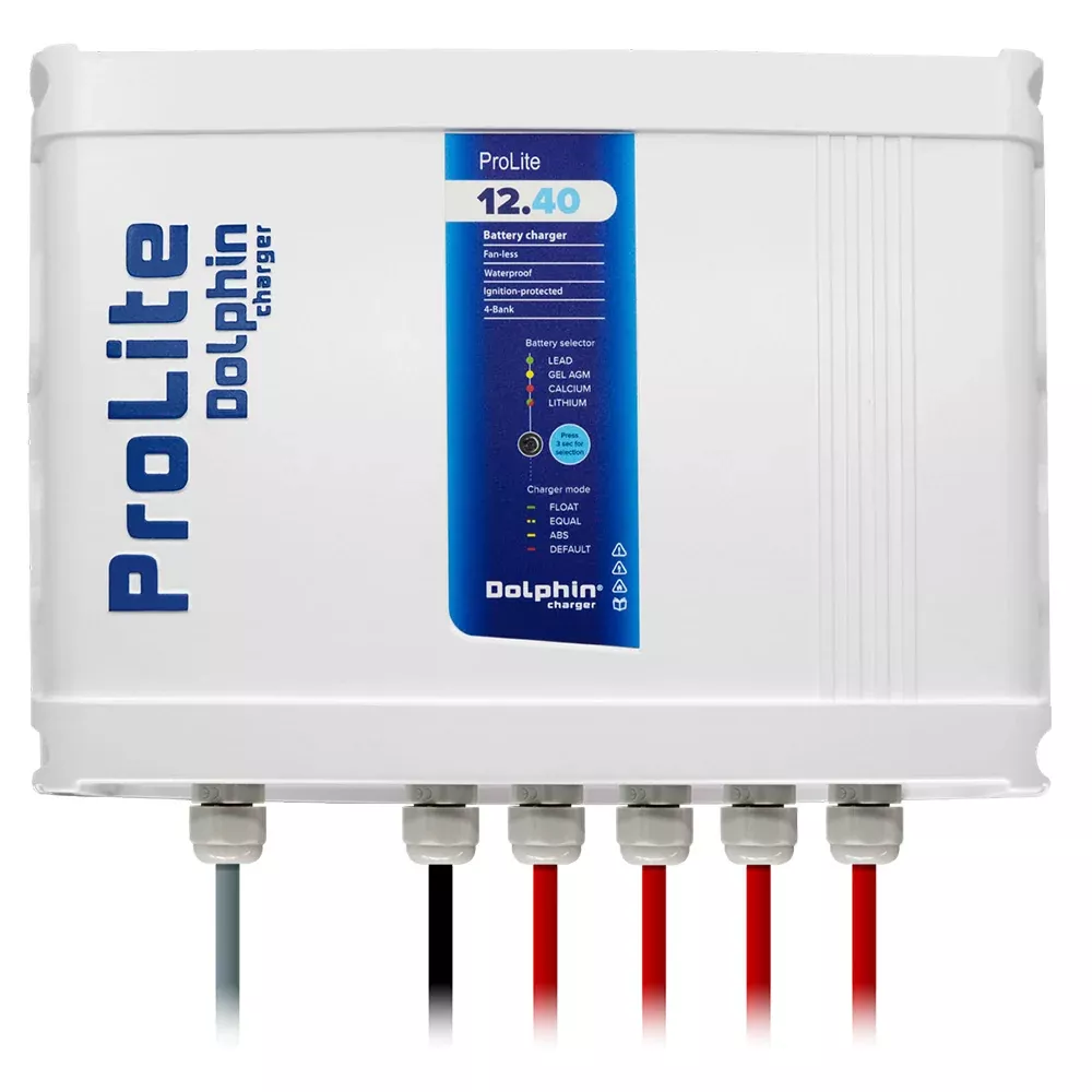 Dolphin ProLite Charger 4 Bank 12V 40A 99240