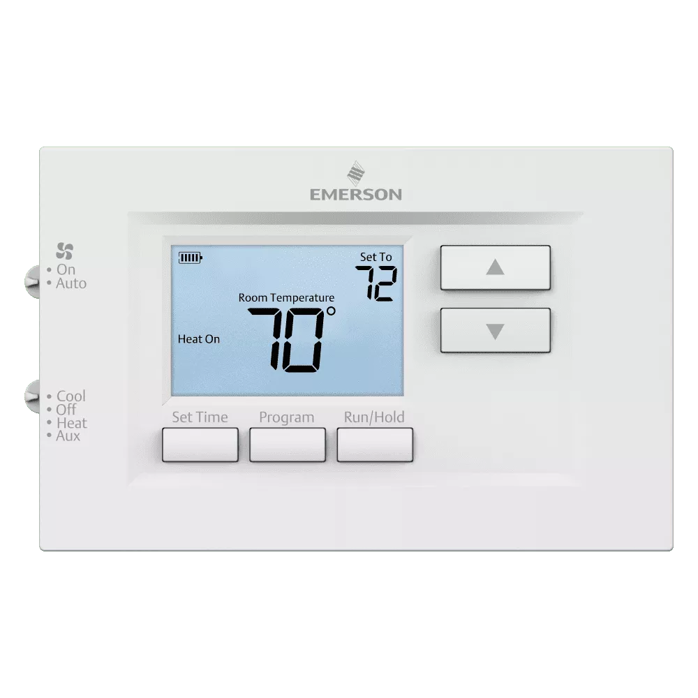 Emerson 1F75H-21PR Programmable Thermostat, 2H/1C
