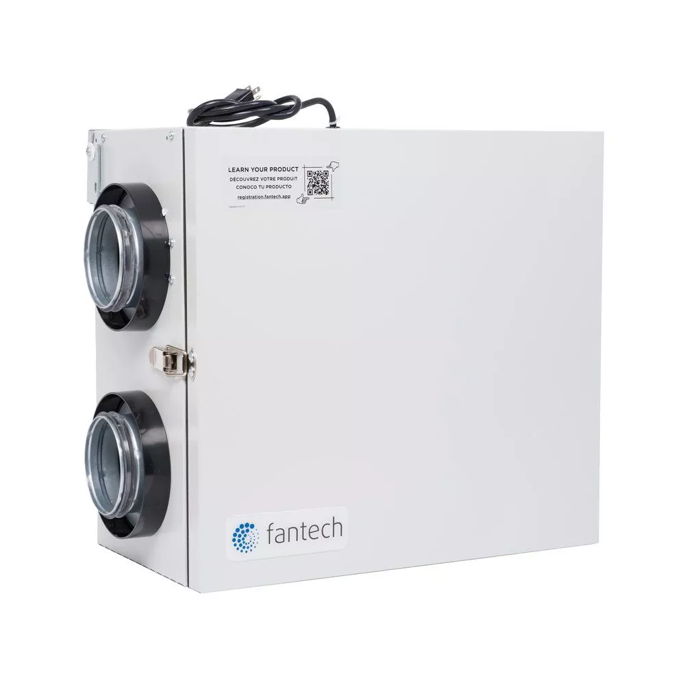 Fantech SH704 4-Duct Single-Speed Heat Recovery Ventilator, 56 CFM