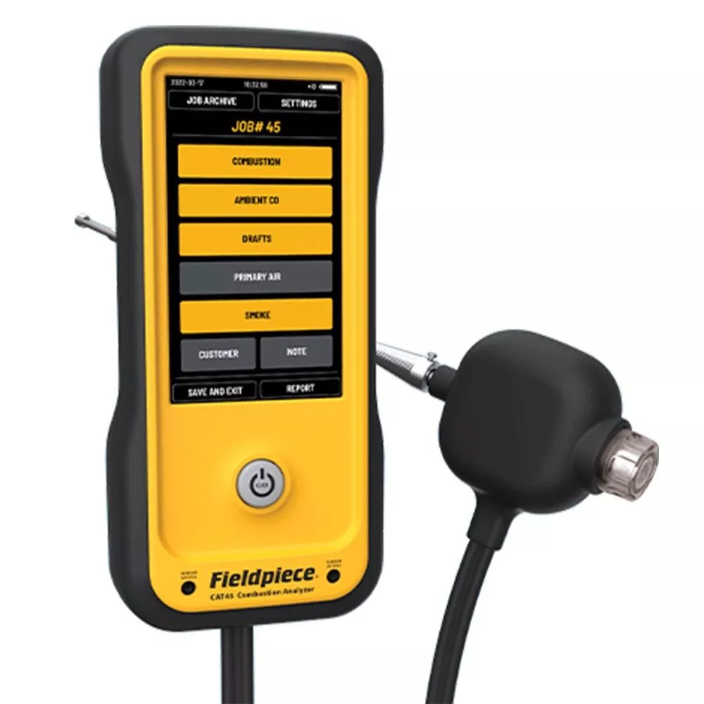 Fieldpiece CAT45 Combustion Analyzer with SensorVault Technology