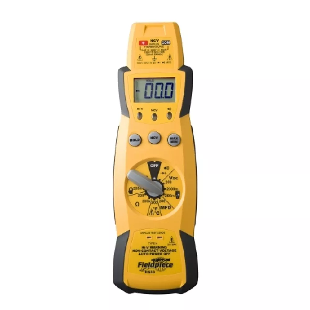 Fieldpiece HS33 Expandable Multimeter with K-Type Thermocouple