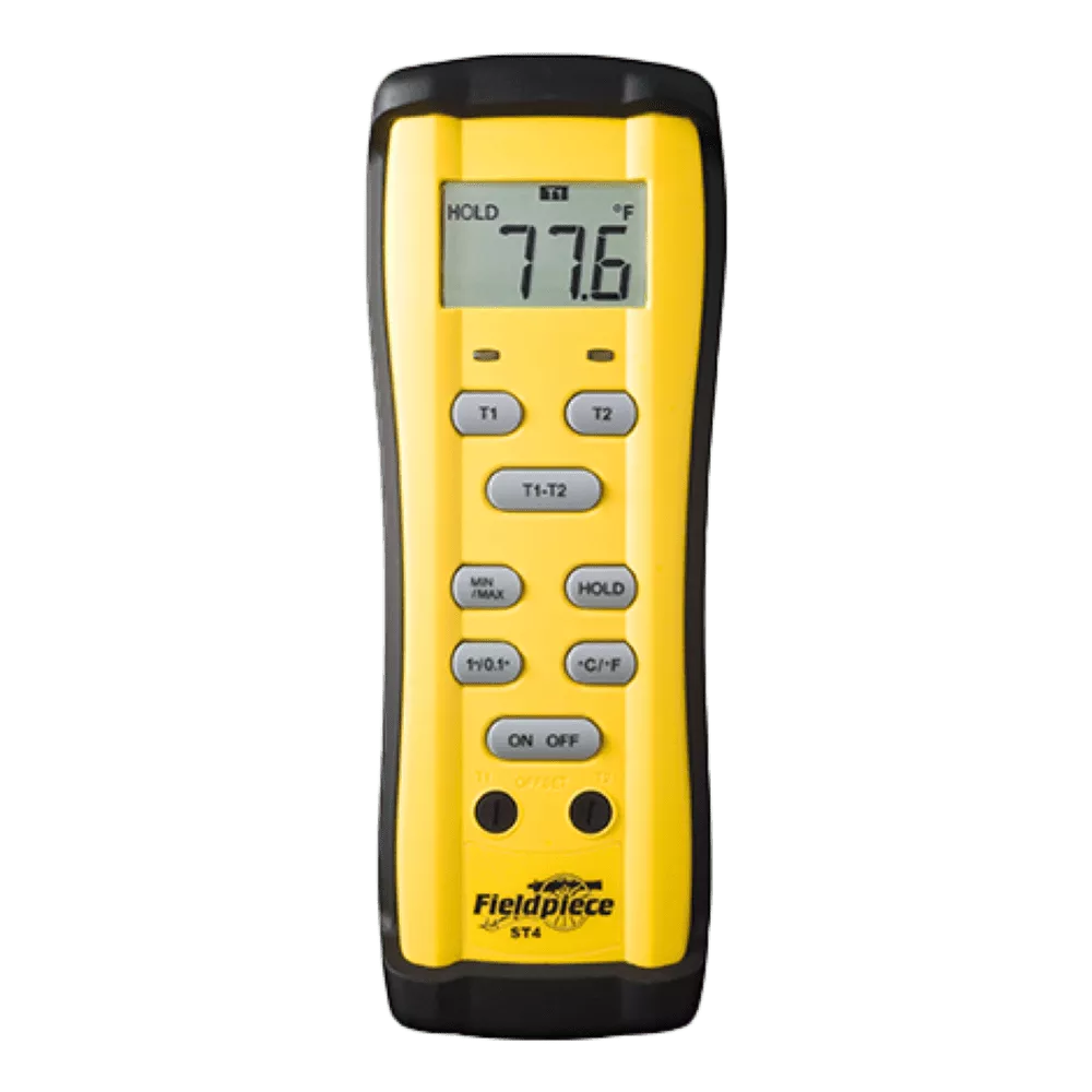 Fieldpiece ST4 Dual Temperature Meter with Dual Type K Thermocouple Inputs