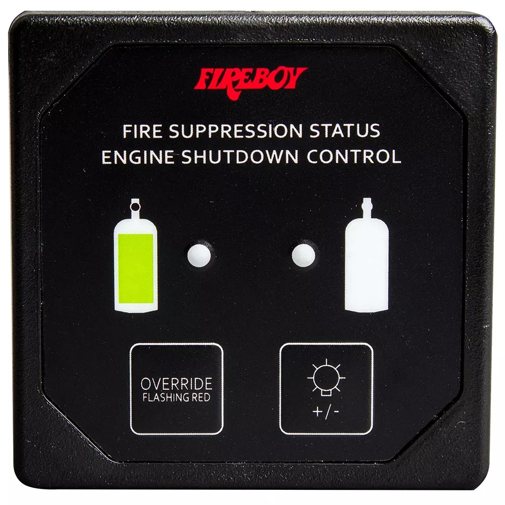Fireboy-Xintex Deluxe Helm Display w/Membrane Switch, Remote Horn LEDs