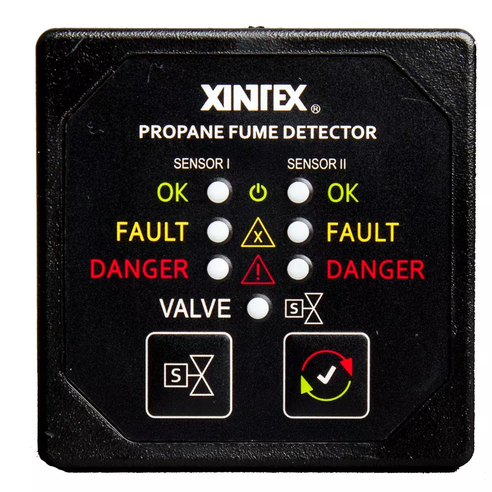 Fireboy-Xintex Propane Fume Detector w/2 Plastic Sensors - No Solenoid