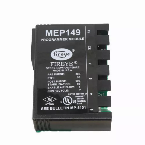 Fireye MEP149 Programmer Module 30s Purge 5s PTFI 90s Post-Purge Burner Control