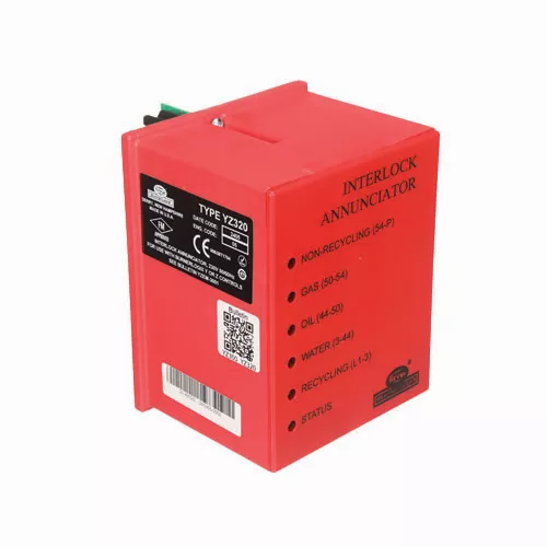 Fireye YZ320 Interlock Annunciator – 230V Burner Alarm & Status Display Module