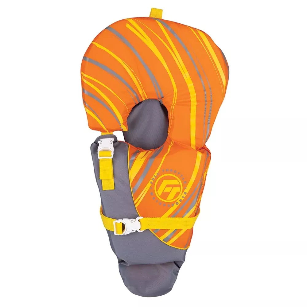 Full Throttle Baby-Safe Vest - Infant to 30lbs - Orange/Grey [104000-2