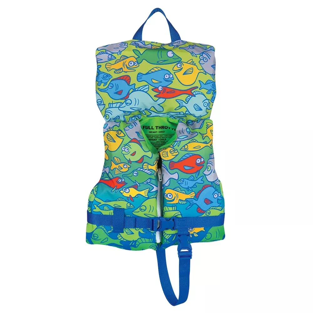 Full Throttle Character Vest - Infant/Child Less Than 50lbs - Fish [10