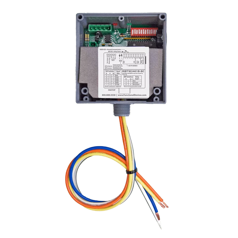 Functional Devices RIBTW2401B-BC BacNet Enclosed Relay