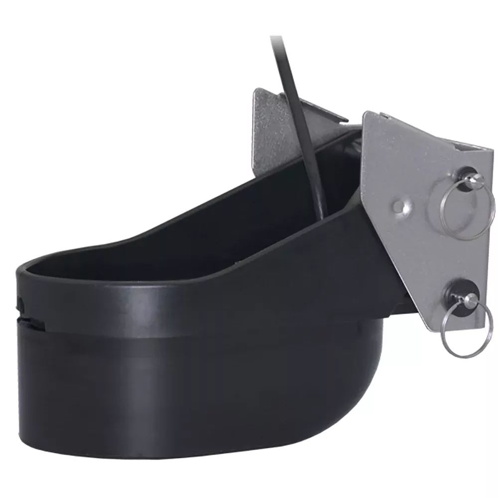 Furuno TM185M MediumFrequency CHIRP Transducer wTemperature Urethane Transom Mount wStainless Bracket TM185M