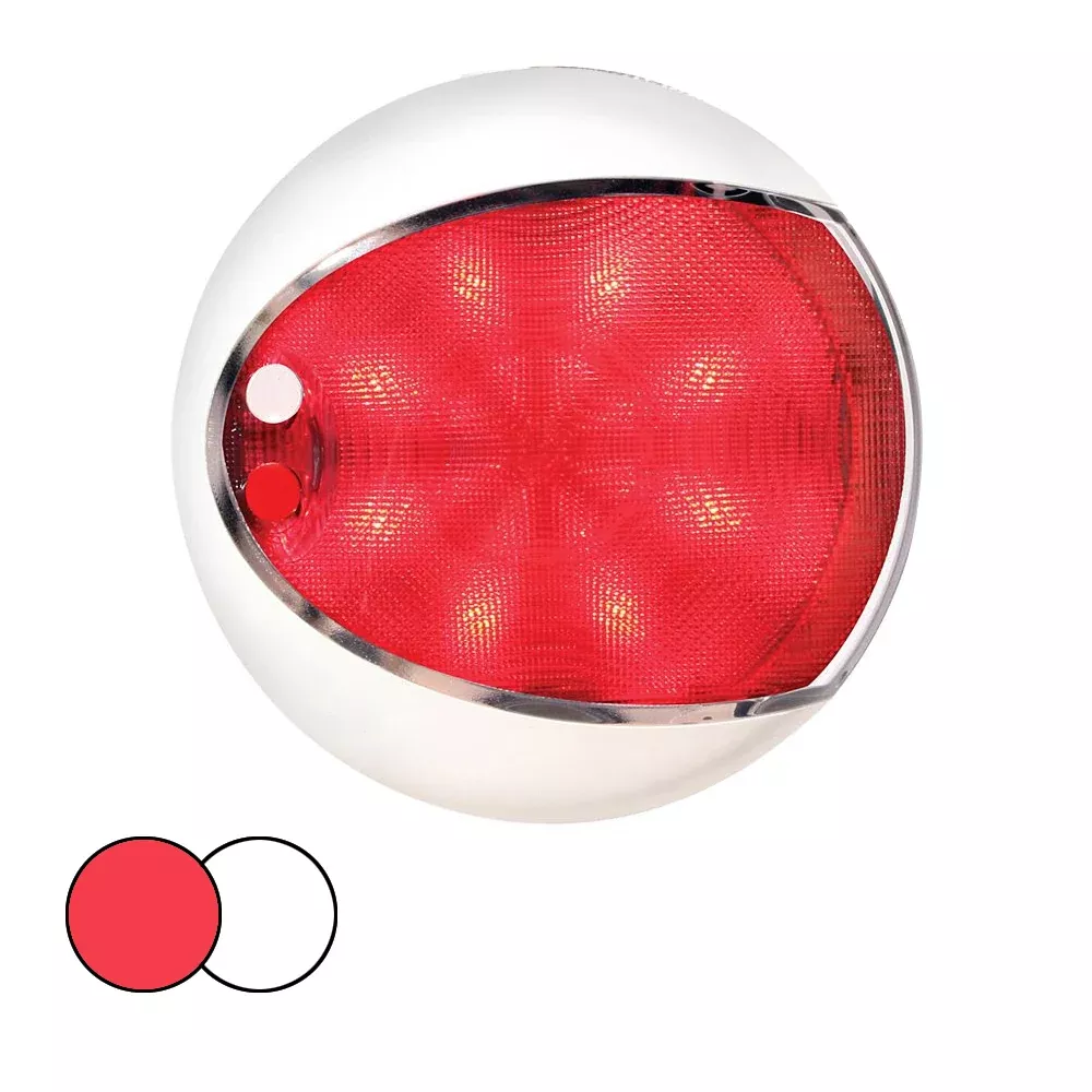 Hella Marine EuroLED 130 Surface Mount Touch Lamp - Red/White LED - Wh