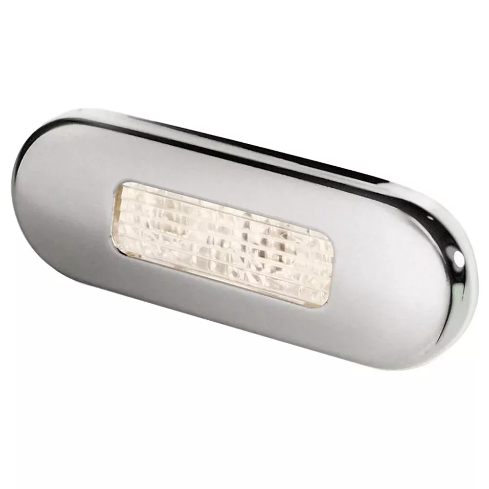Hella Marine Surface Mount Oblong LED Courtesy Lamp - Warm White LED -