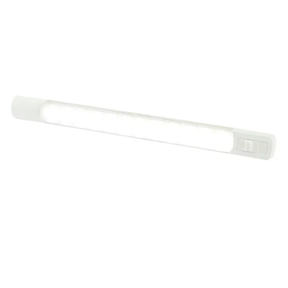 Hella Marine Surface Strip Light w/Switch - White LED - 12V [958123001