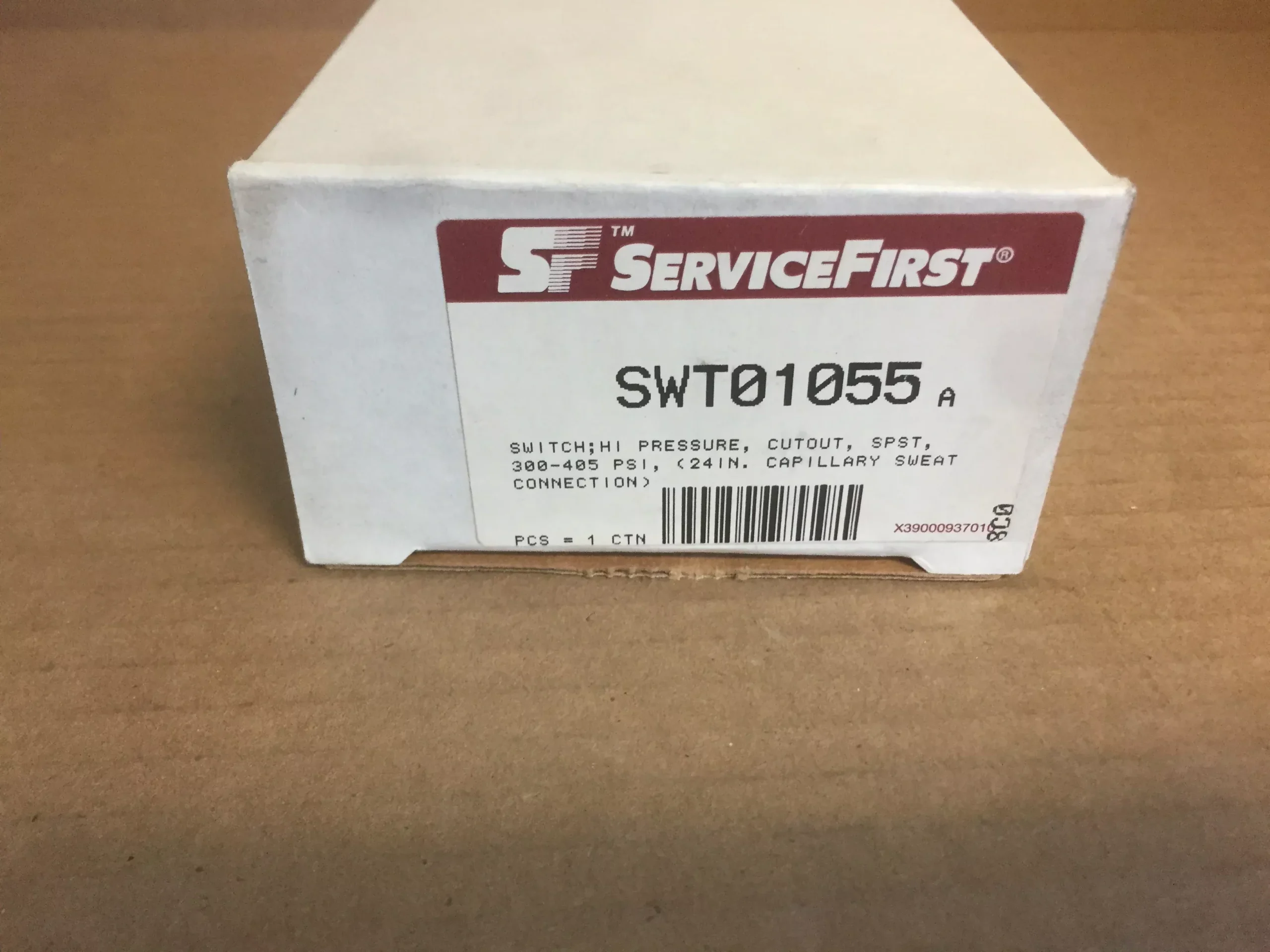 High Pressure Switch; Cutout