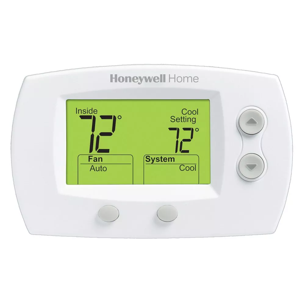 Honeywell TH5220D1003 FocusPRO 5000 Non-Programmable Thermostat, 2H/2C