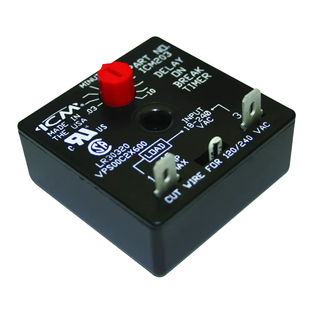 ICM Controls ICM203 Delay On Break Relays (.03-10 Minutes)