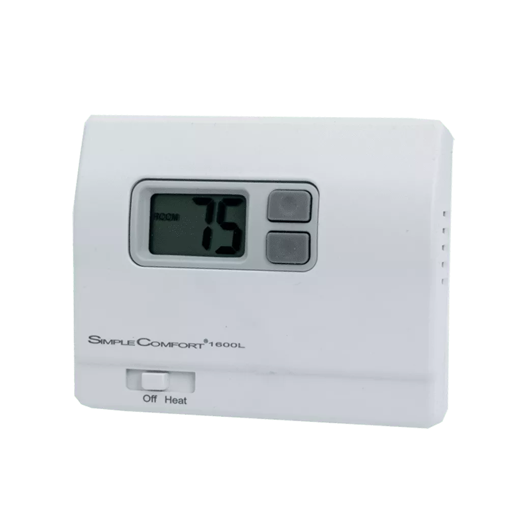 ICM Controls SC1600L Non-Programmable Digital Thermostat, Heat Only