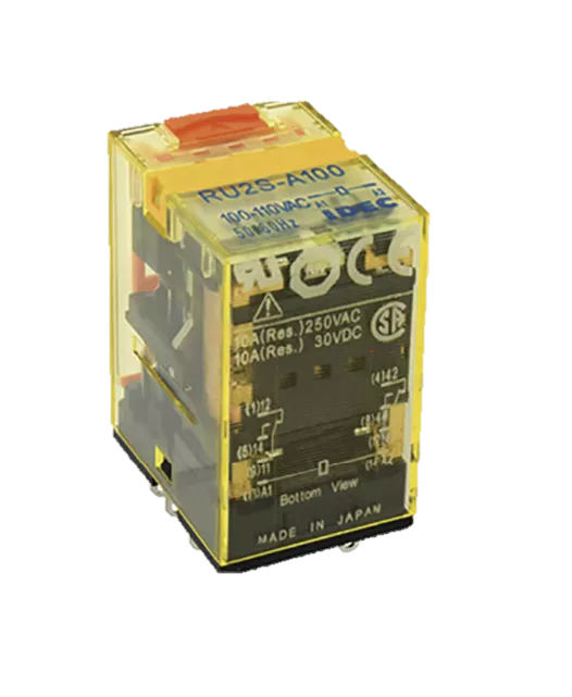 IDEC RU2S-A24 RU Series DPDT Universal Plug-In Relay, 24VAC, 10A