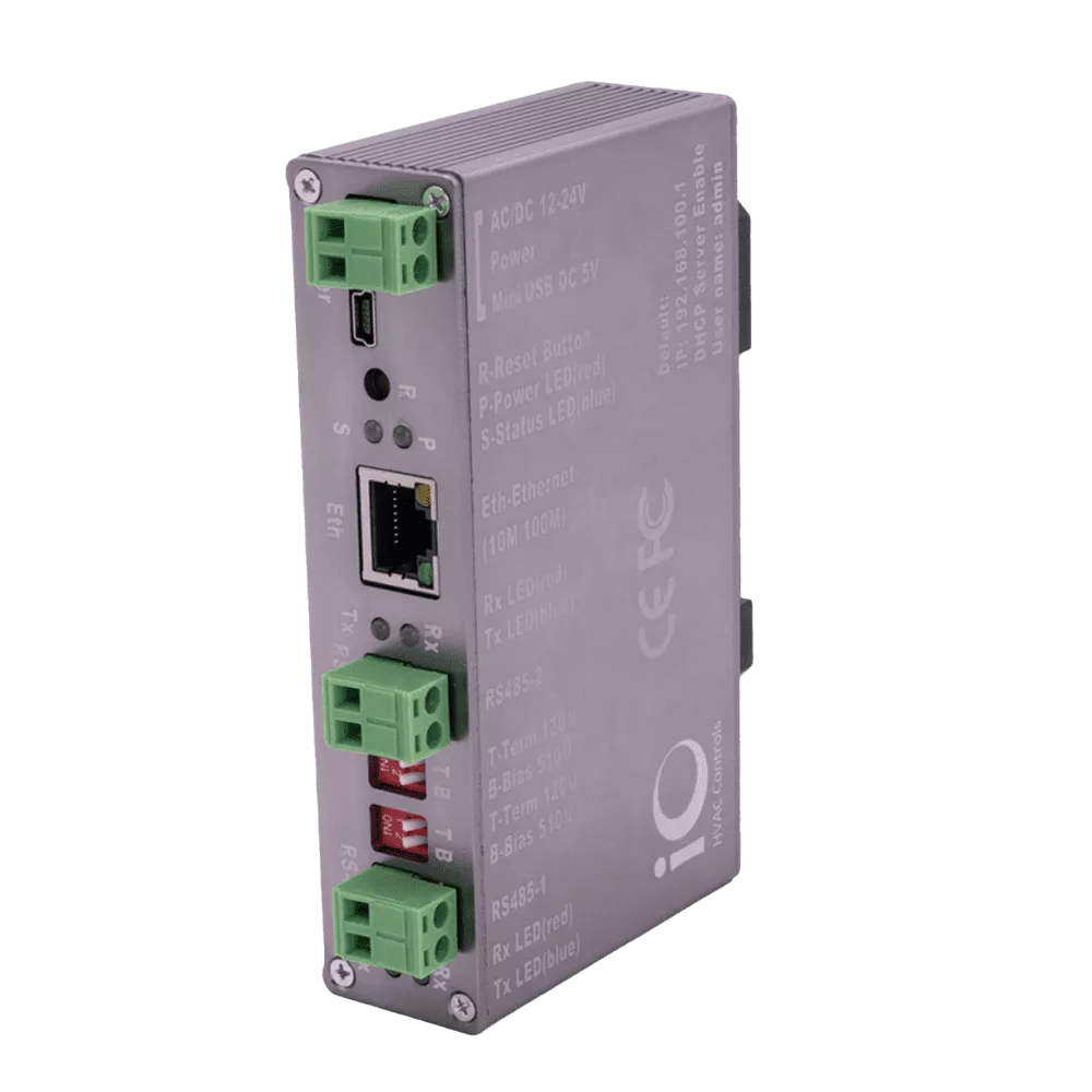 iO HVAC Controls BAC-RTR BACRouter Router For BACnet Networks BACnet/IP BACnet Ethernet BACnet MS/TP