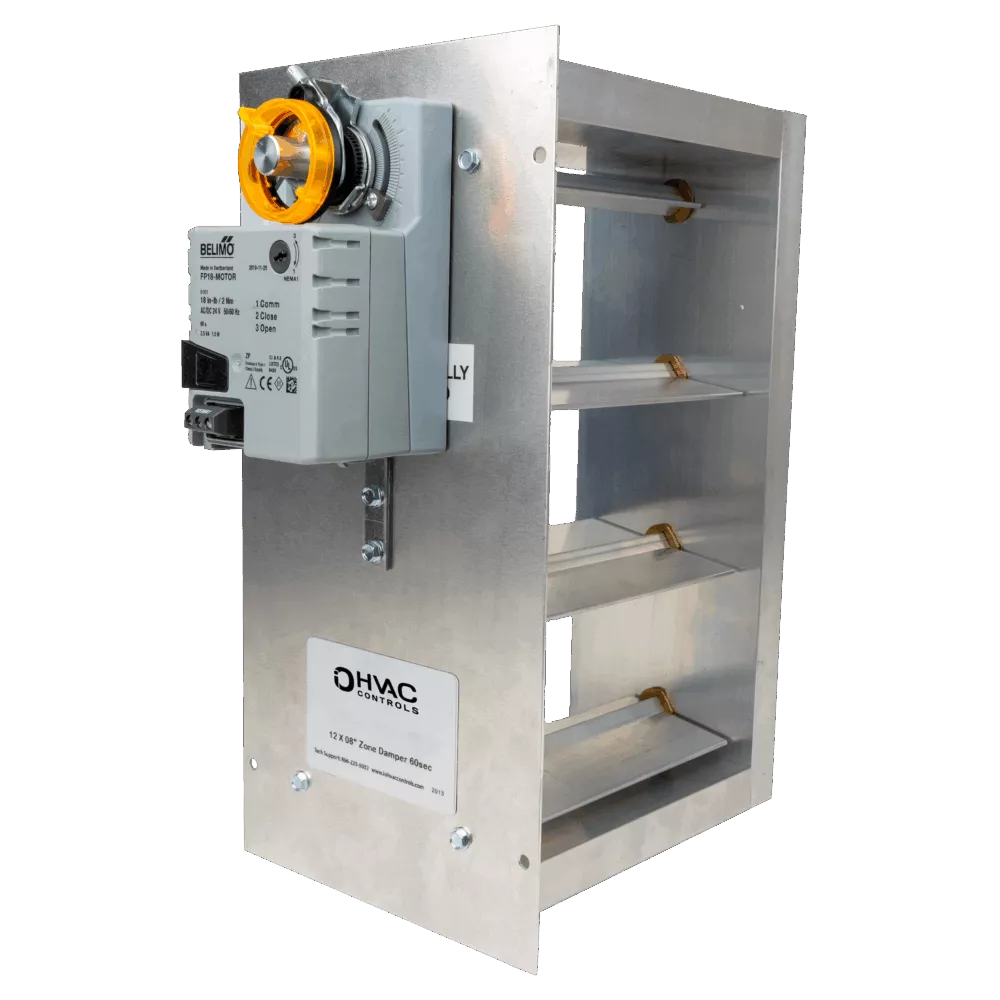iO HVAC Controls MD-XXXX-BM Bottom Mount Rectangular Dampers