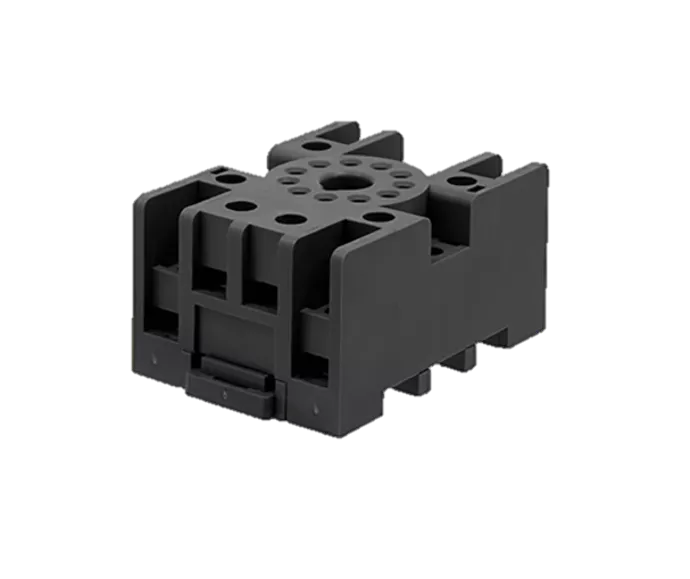 IODEC Relays SR3P-05C Socket DIN Mount Fingersafe