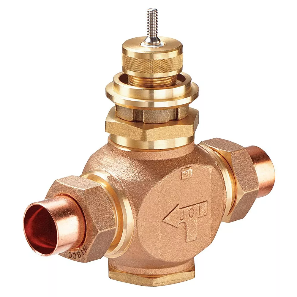 Johnson Controls VG7491ET Globe Valve,2-Way,nc,1/2 In,sweat
