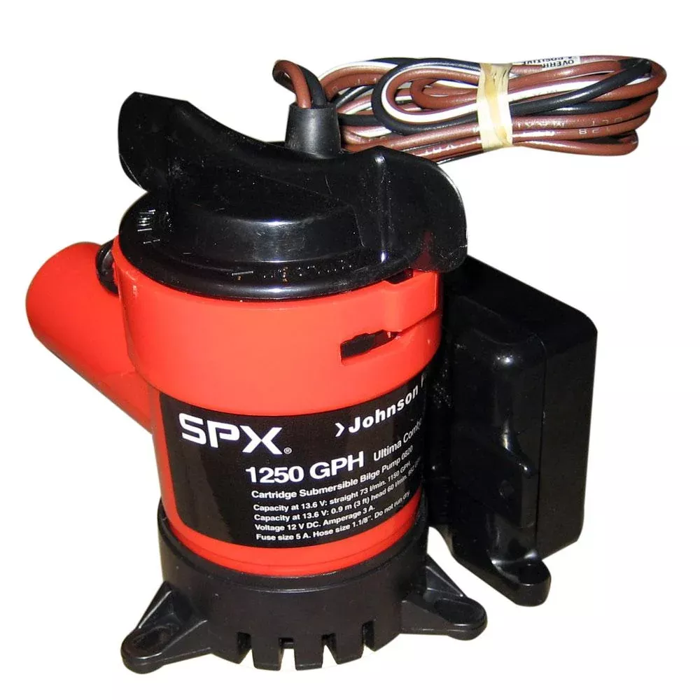 Johnson Pump 1250 GPH Ultima Combo Pump 1⅛” Hose 12V - 08203-00