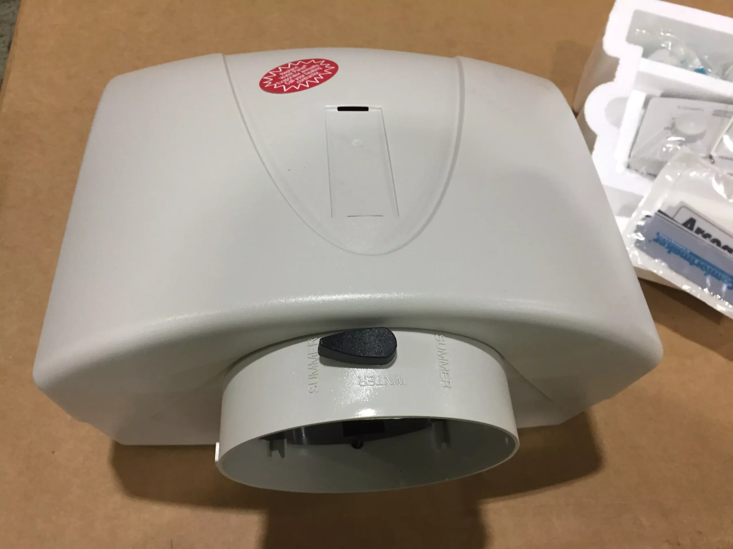Large Bypass Humidifier With Damper And Humidistat, 24 VAC
