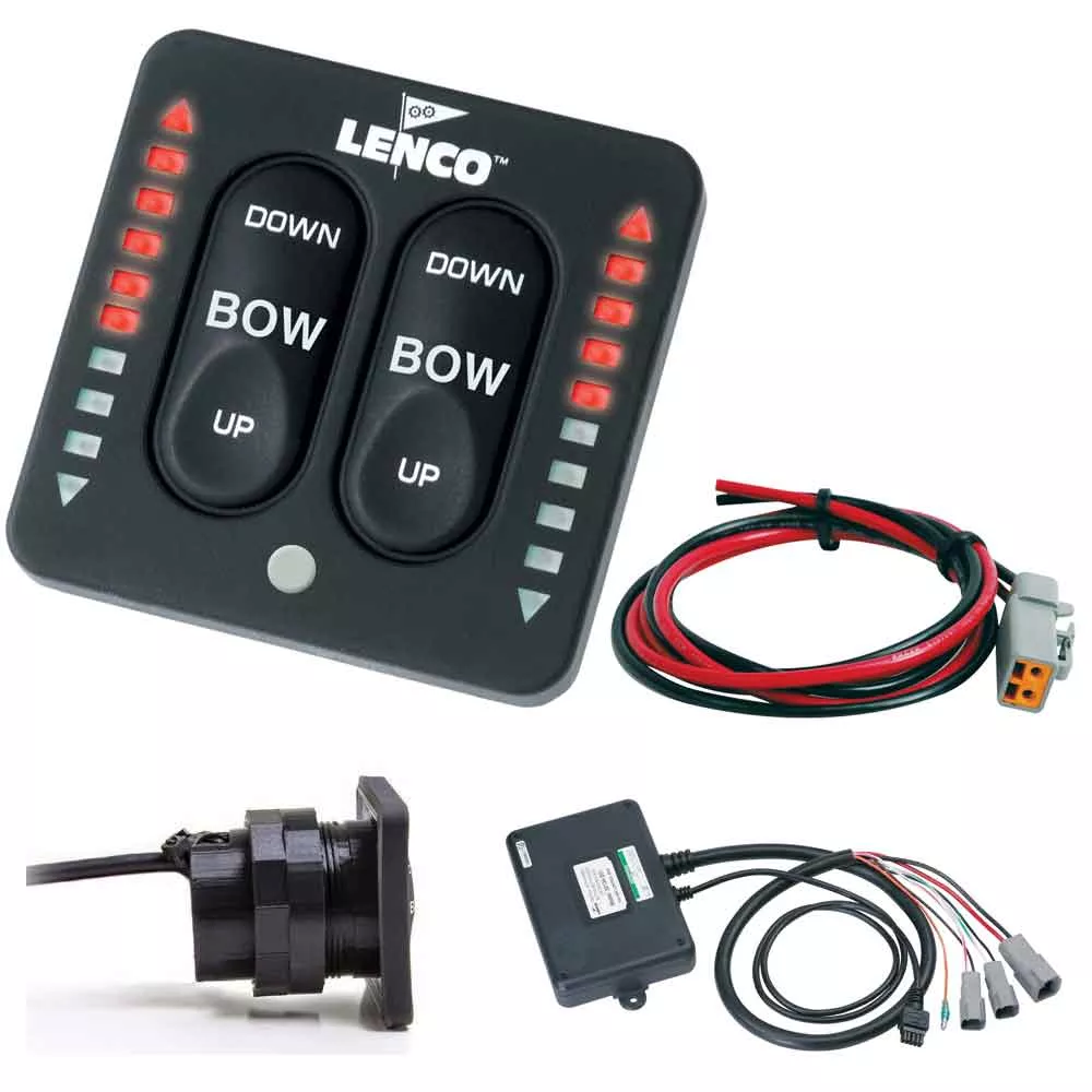 Lenco LED Indicator Two-Piece Tactile Switch Kit w/Pigtail f/Single Ac