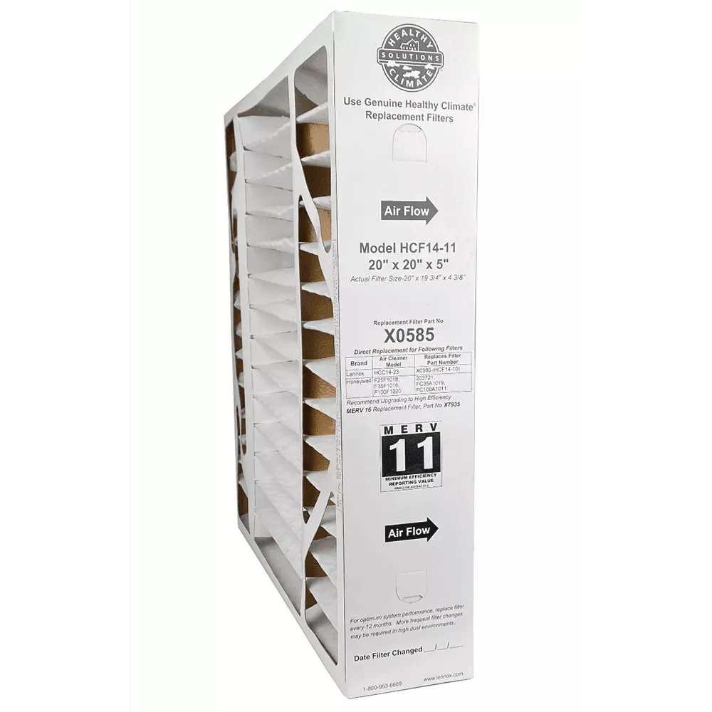 Lennox X0585 20x20x5 MERV 11 Media Filter