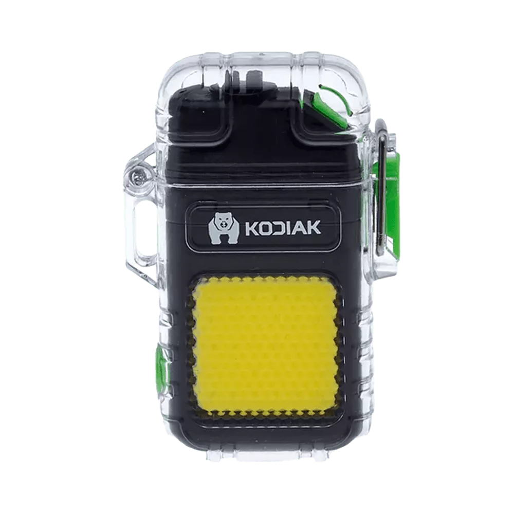 LitezAll Kodiak Mini Rechargeable Plasma Lighter w/ COB LED Task Light
