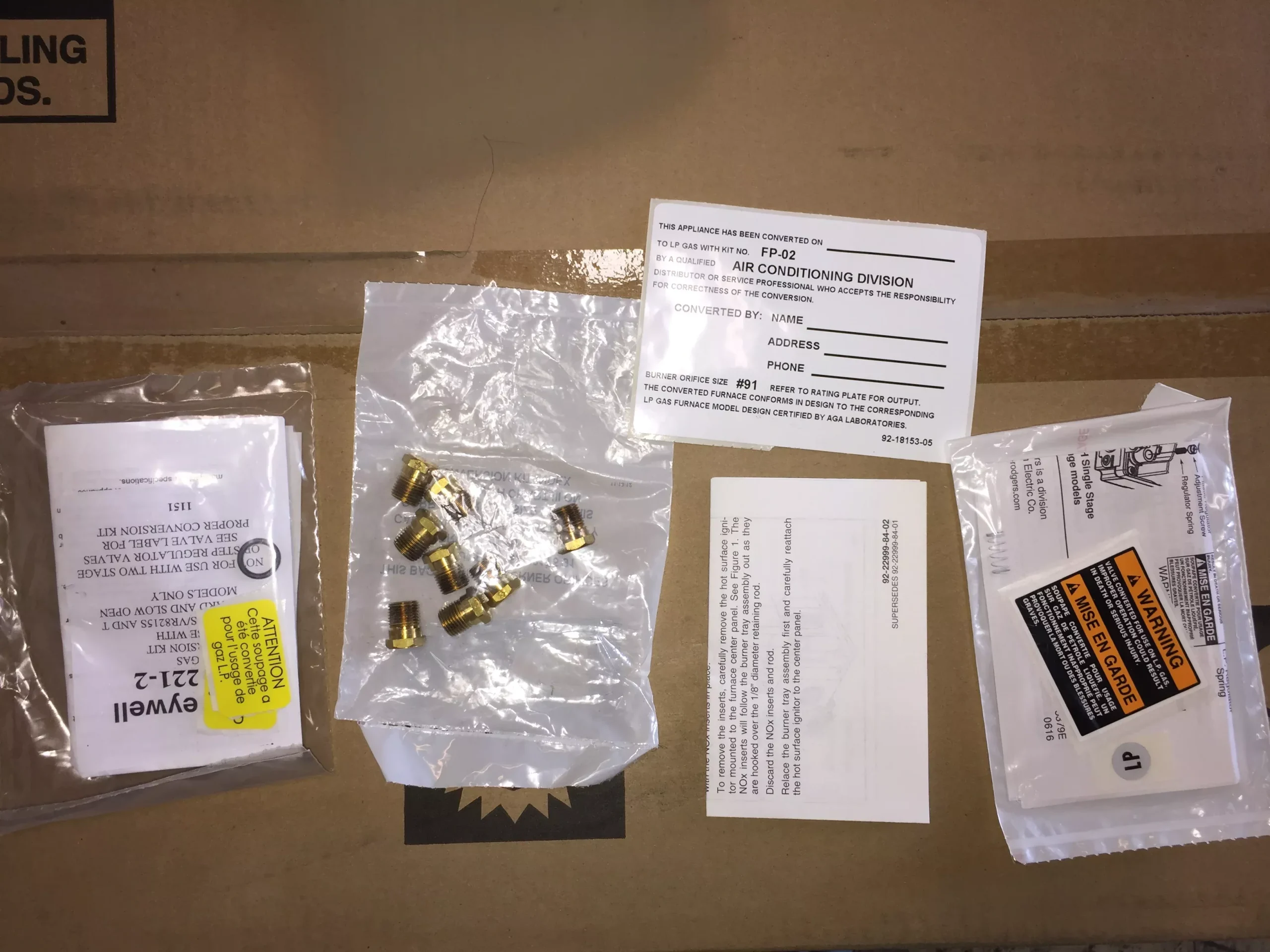 LP Conversion Kit