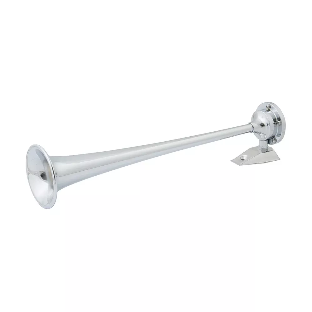Marinco 12V Chrome Plated Single Trumpet Air Horn 10105