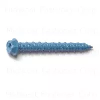 Masonry Screw, 3/16 x 1-3/4 In. Star Hex Head, 100-Pk.