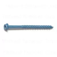 Masonry Screw, 3/16 x 2-3/4 In. Star Hex Head, 100-Pk.