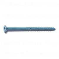 Masonry Screw, 3/16 x 3-1/4 In. Star Flat Head, 100-Pk.