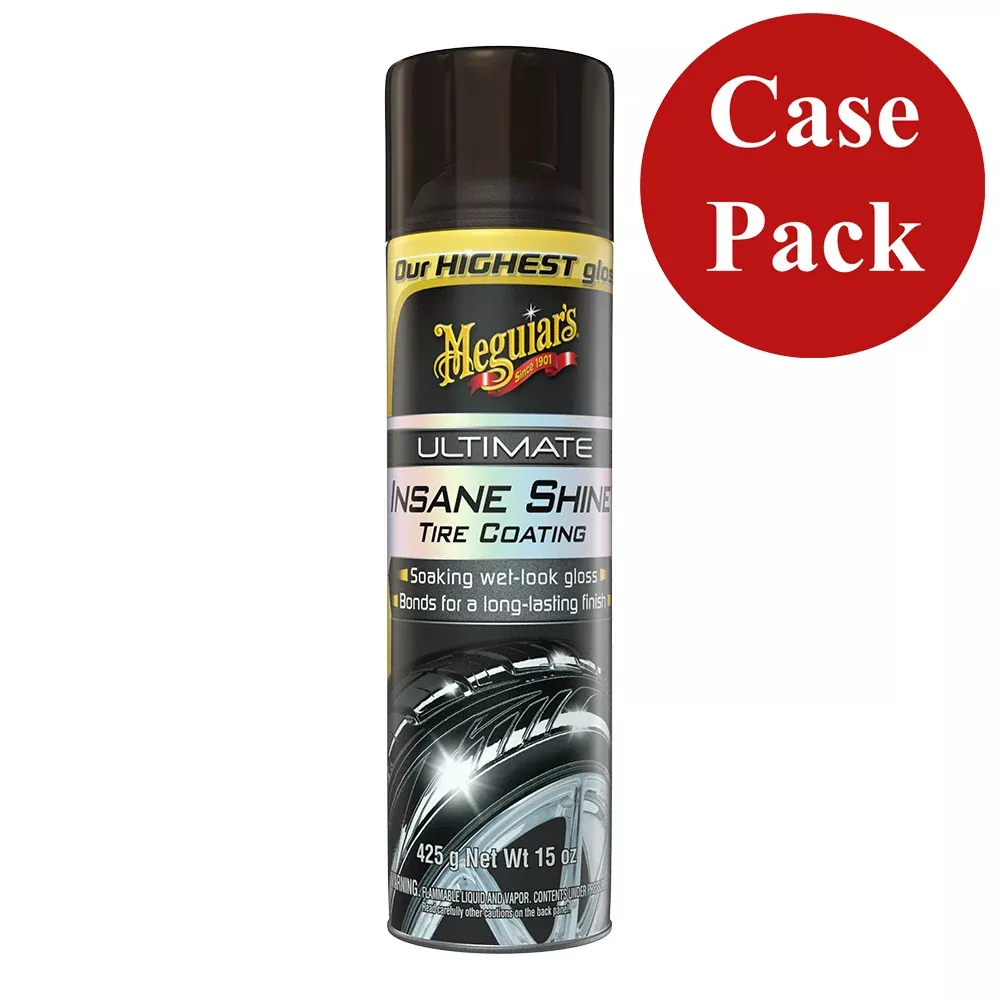 Meguiars Ultimate Insane Shine Tire Coating 15oz Case of 6 G190315CASE