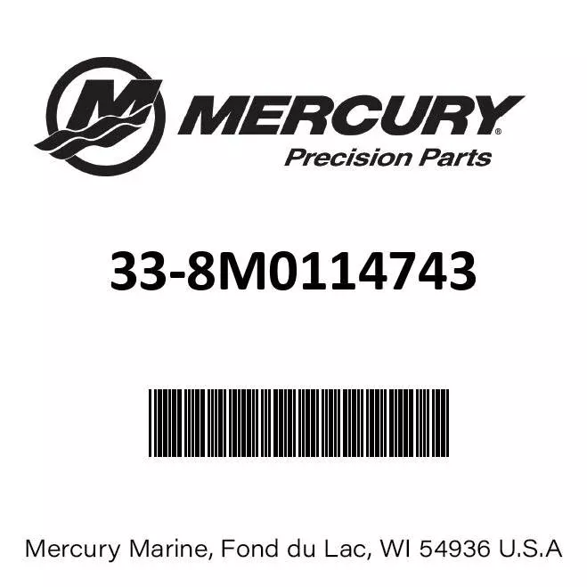 Mercury 8M0114743 BP6HS Spark Plug Pack of 4 for Marine Engines