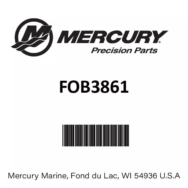 Mercury - Operators manual - FOB3861