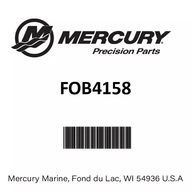 Mercury - Operators manual - FOB4158