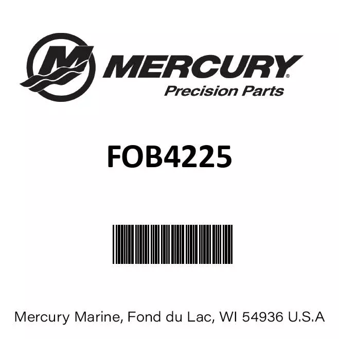 Mercury - Operators manual - FOB4225