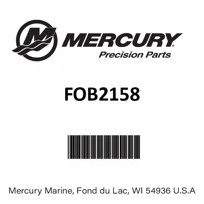 Mercury - Parts book - FOB2158