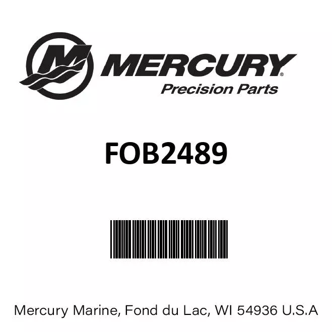 Mercury - Parts book - FOB2489